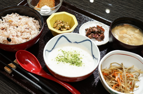 和定食(山芋・油みそ)